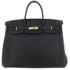 Hermès Vintage - Togo Birkin 40 - Black - Leather Handbag - Avvenice