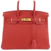 Hermès Vintage - Togo Birkin 30 - Red - Leather Handbag - Avvenice