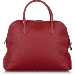 Hermès Vintage - Togo Bolide 35 - Red - Leather Handbag - Avvenice