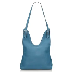 Hermès Vintage - Togo Leather Massai PM Bag - Blue - Leather Handbag - Luxury High Quality - Avvenice