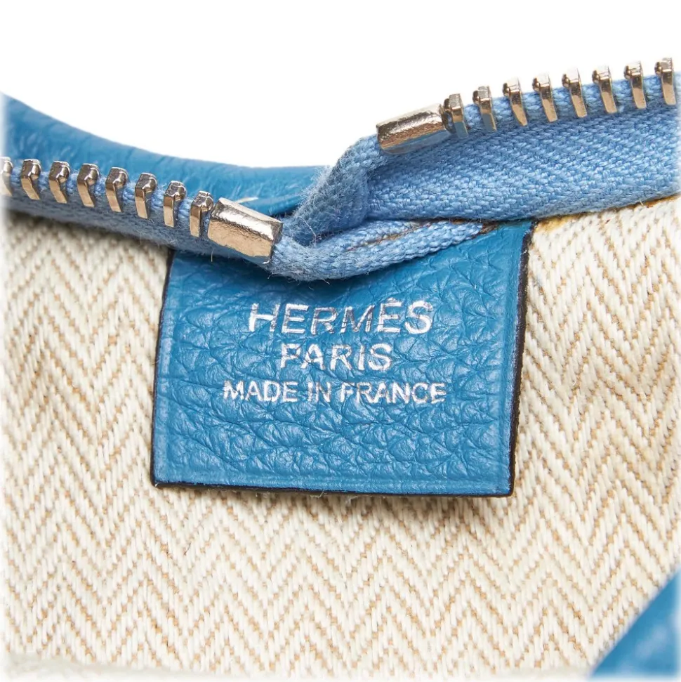 Hermès Vintage - Togo Leather Massai PM Bag - Blue - Leather Handbag - Luxury High Quality - Avvenice