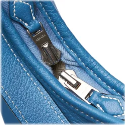 Hermès Vintage - Togo Leather Massai PM Bag - Blue - Leather Handbag - Luxury High Quality - Avvenice