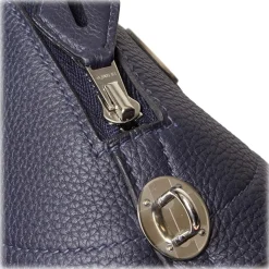 Hermès Vintage - Togo Shark Bolide 45 - Blue Navy - Leather Handbag - Avvenice