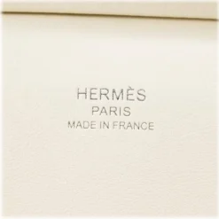 Hermès Vintage - Toile Goeland Swift Cargo Birkin 25 - White - Leather and Calf Handbag - Luxury High Quality - Avvenice