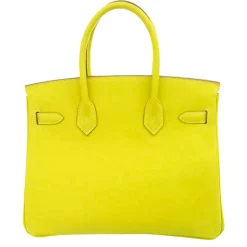 Hermès Vintage - Vaux Epsom Birkin 30 - Yellow - Leather Handbag - Avvenice
