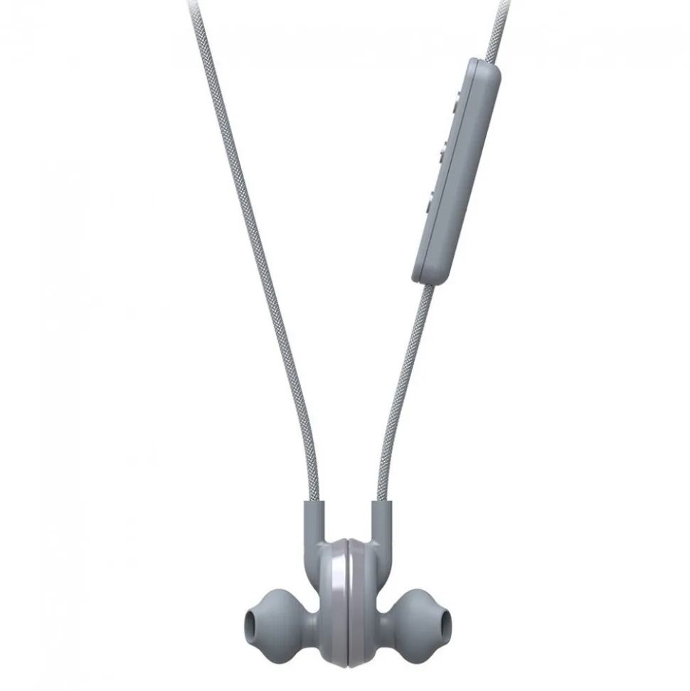 i.am+ - I Am Plus - Buttons - Grey - Premium Wireless Bluetooth Earphones - Tailored Fit with Immersive Sound - Avvenice