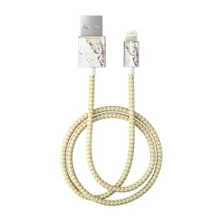 iDeal of Sweden - Fashion Cable - Carrara Gold - iPhone - Apple - Lightning MFI Certified by Apple - New Fashion Collection - Avvenice