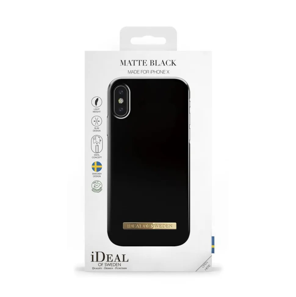iDeal of Sweden - Fashion Case Cover - Matte Black - iPhone XS Max - iPhone Case - New Fashion Collection - Avvenice