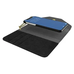 iDeal of Sweden - Mayfair Clutch Velvet Cover - Black - iPhone XR - iPhone Case - New Fashion Collection - Avvenice