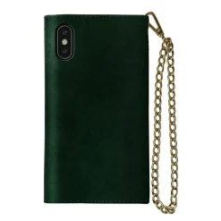 iDeal of Sweden - Mayfair Clutch Velvet Cover - Green - iPhone XS Max - iPhone Case - New Fashion Collection - Avvenice