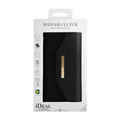 iDeal of Sweden - Mayfair Clutch Cover - Black - iPhone XS Max - iPhone Case - New Fashion Collection - Avvenice