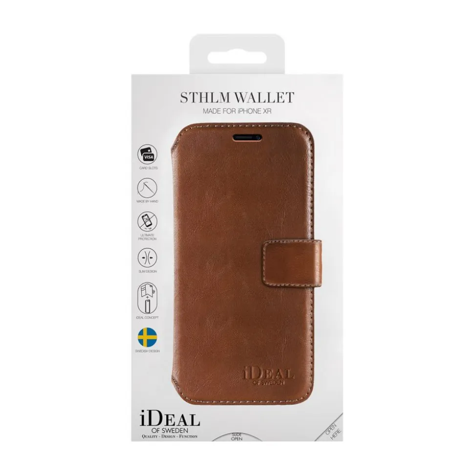 iDeal of Sweden - STHLM Wallet Cover - Brown - iPhone XR - iPhone Case - New Fashion Collection - Avvenice