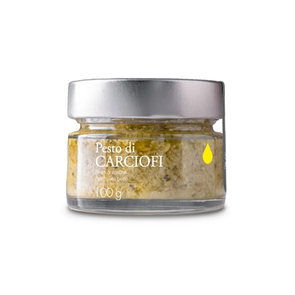 Il Bottaccio - Artichoke Pesto with Extra Virgin Olive Oil - Italian - High Quality - 100 gr - Avvenice
