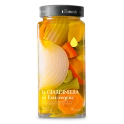 Il Bottaccio - La Giardiniera in Extra Virgin Olive Oil - Italian - High Quality - 550 gr - Avvenice
