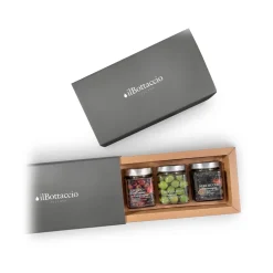 Il Bottaccio - Tris Olive Gift Box - Gift Ideas - Italian - High Quality - Avvenice