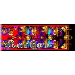 Ilian Rachov - Double Unisex Red Silk Scarf Roman Heroes - Baroque - Silk Foulard - Luxury High Quality - Avvenice