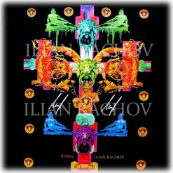 Ilian Rachov - Lion Cross T-Shirt - Baroque - T-Shirt - Luxury High Quality - Avvenice