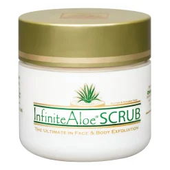 InfiniteAloe - Scrub - Luxury Organic Cream - Aloe Vera - Anti-Aging - Cruelity Free - 120 ml - Avvenice
