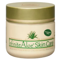 InfiniteAloe - Skin Care - Fragrance Free Formula - Luxury Organic Cream - Aloe Vera - Anti-Aging - Cruelity Free - 120 ml - Avvenice