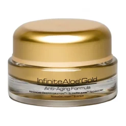 InfiniteAloe - Skin Care - Gold Anti-Aging & Microdermabrasion Formula - Luxury Organic Cream - Aloe Vera - Cruelity Free - Avvenice
