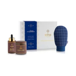 Isha Cosmetics - Hammam Ritual Gift Set - Organic - Natural - Vegetable Exclusive Soap - Avvenice