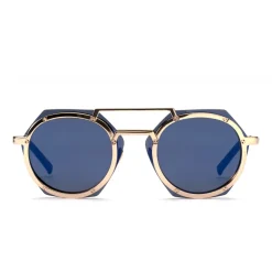 Italia Independent - Hublot H006 - Gold Blue - Hublot Official - H006.120.078 - Sunglasses - Italia Independent Eyewear - Avvenice