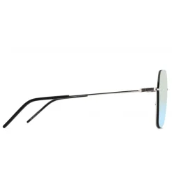 Italia Independent - I-I Mod. Janice 0314 - Silver Full Blue - 0314.075.001 - Sunglasses - Italy Independent Eyewear - Avvenice