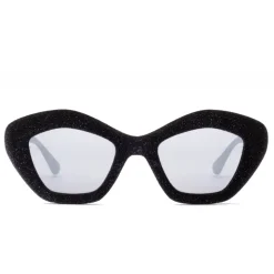 Italia Independent - I-I Mod. Phebe 0943V Velvet - Black - 0943V.009.GLT - Sunglasses - Italy Independent Eyewear - Avvenice