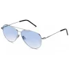 Italia Independent - I-I Mod Forrest 0310 Superthin - Silver Blue - 0310.075.GLS - Sunglasses - Italy Independent Eyewear - Avvenice