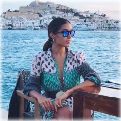 Italia Independent - Velvet 0090V - Gianluca Vacchi - Blue Velvet - 021.000 - Sunglasses - Gianluca Vacchi Official - Avvenice