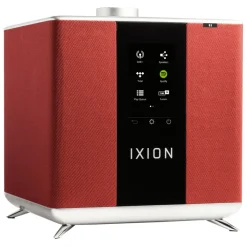 Ixion Audio - Maestro MKII - Red - Multiroom Speaker - WLAN Multi-Room - Airplay, Stereo, Bluetooth, Wireless, WiFi - Avvenice