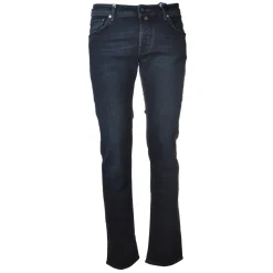 Jacob Cohën - 5 Pockets Jeans Slim Fit - Dark Denim - Trousers - Made in Italy - Luxury Exclusive Collection - Avvenice