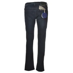 Jacob Cohën - 5 Pockets Jeans Slim Fit - Dark Denim - Trousers - Made in Italy - Luxury Exclusive Collection - Avvenice