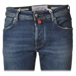 Jacob Cohën - 5 Pockets Jeans Slim Fit - Medium Denim - Trousers - Made in Italy - Luxury Exclusive Collection - Avvenice