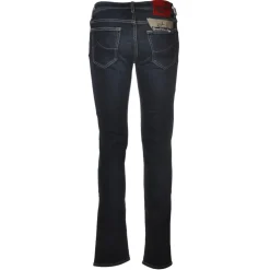 Jacob Cohën - 5 Pockets Jeans Slim Fit - Dark Denim - Trousers - Made in Italy - Luxury Exclusive Collection - Avvenice