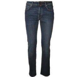 Jacob Cohën - 5 Pockets Jeans Straight Leg - Medium-Light Denim - Trousers - Made in Italy - Luxury Exclusive Collection - Avvenice