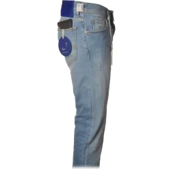 Jacob Cohën - 5 Pockets Jeans Straight Leg - Light Denim - Trousers - Made in Italy - Luxury Exclusive Collection - Avvenice