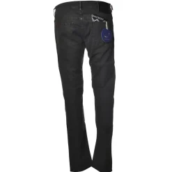 Jacob Cohën - Chinos trousers Slim Fit - Black - Trousers - Made in Italy - Luxury Exclusive Collection - Avvenice
