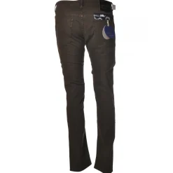 Jacob Cohën - Chinos trousers Slim Fit - Dark Brown - Trousers - Made in Italy - Luxury Exclusive Collection - Avvenice