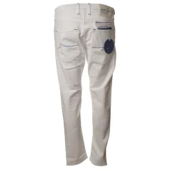 Jacob Cohën - 5-Pocket Trousers Straight Leg - Optical White - Trousers - Made in Italy - Luxury Exclusive Collection - Avvenice