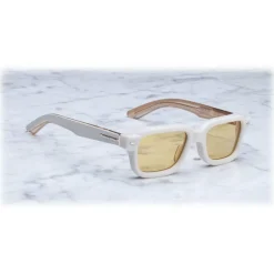 Jacques Marie Mage - Sandro Off White - Limited Edition - White Yellow - Jacques Marie Mage Eyewear - Avvenice
