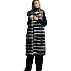 Jade Montenapoleone - Alessandra Chinchilla Vest - Fur Coat - Luxury Exclusive Collection - Avvenice