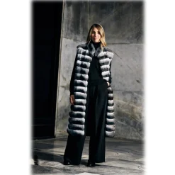 Jade Montenapoleone - Alessandra Chinchilla Vest - Fur Coat - Luxury Exclusive Collection - Avvenice