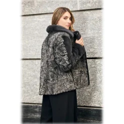 Jade Montenapoleone - Astrakhan Desirè Fur - Fur Coat - Luxury Exclusive Collection - Avvenice