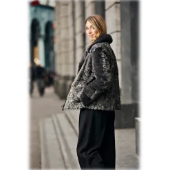 Jade Montenapoleone - Astrakhan Desirè Fur - Fur Coat - Luxury Exclusive Collection - Avvenice