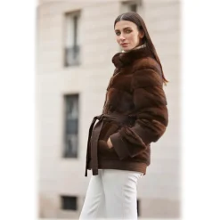 Jade Montenapoleone - Betty Mink Fur - Fur Coat - Luxury Exclusive Collection - Avvenice