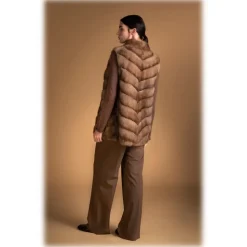 Jade Montenapoleone - Janette Vest - Fur Coat - Luxury Exclusive Collection - Avvenice