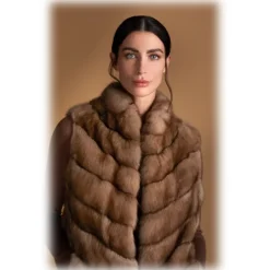 Jade Montenapoleone - Janette Vest - Fur Coat - Luxury Exclusive Collection - Avvenice