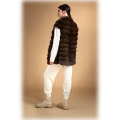 Jade Montenapoleone - Jasmine Vest - Fur Coat - Luxury Exclusive Collection - Avvenice