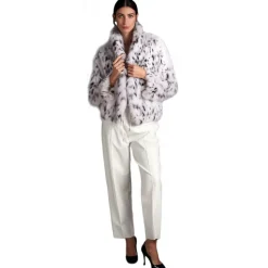 Jade Montenapoleone - Lea Fur - Canadian Lynx - Fur Coat - Luxury Exclusive Collection - Avvenice